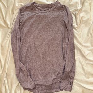 Athleta Uptempo Heathered Long Sleeve Tee